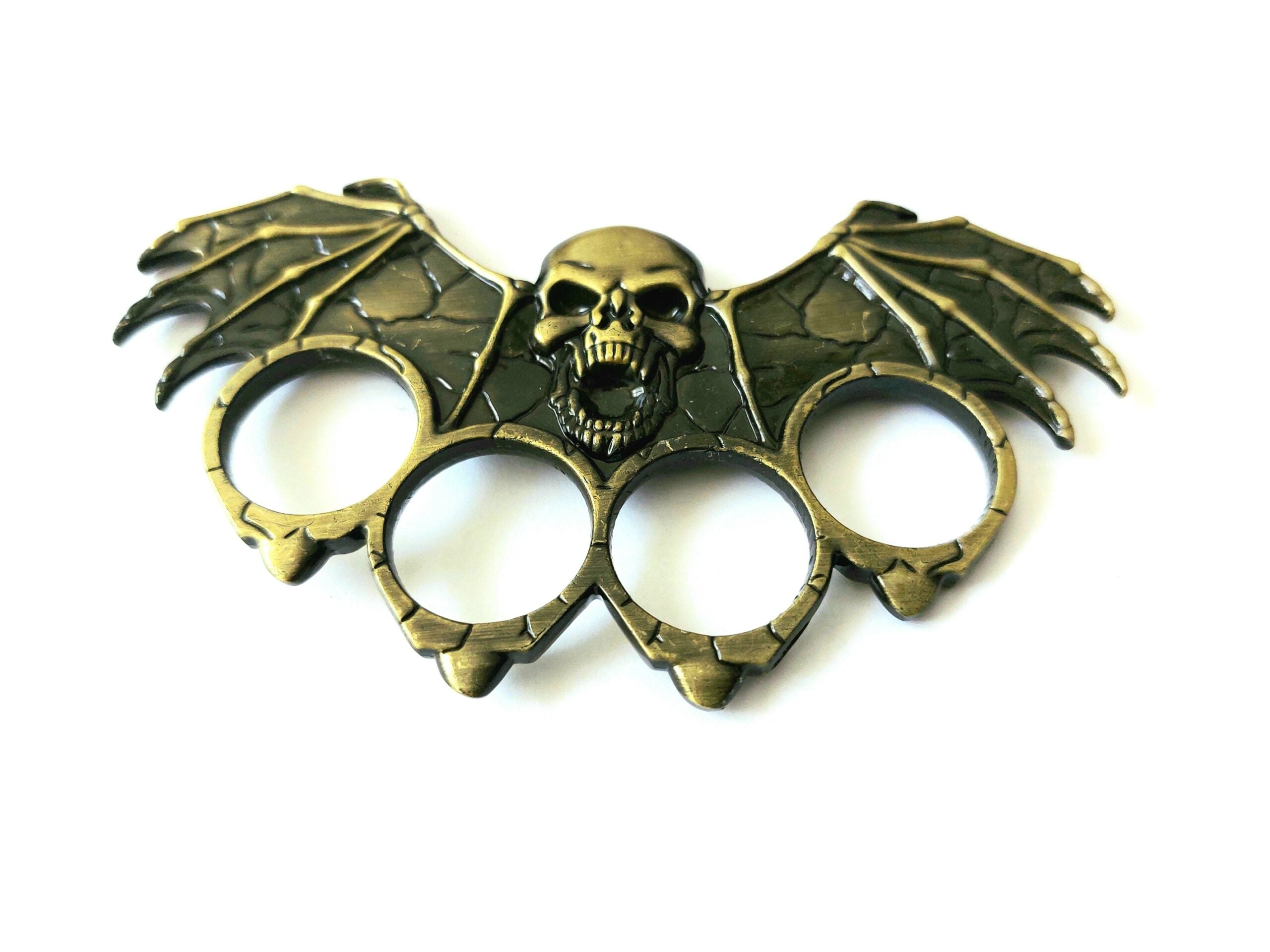 Метален бокс за колекция прилеп с череп