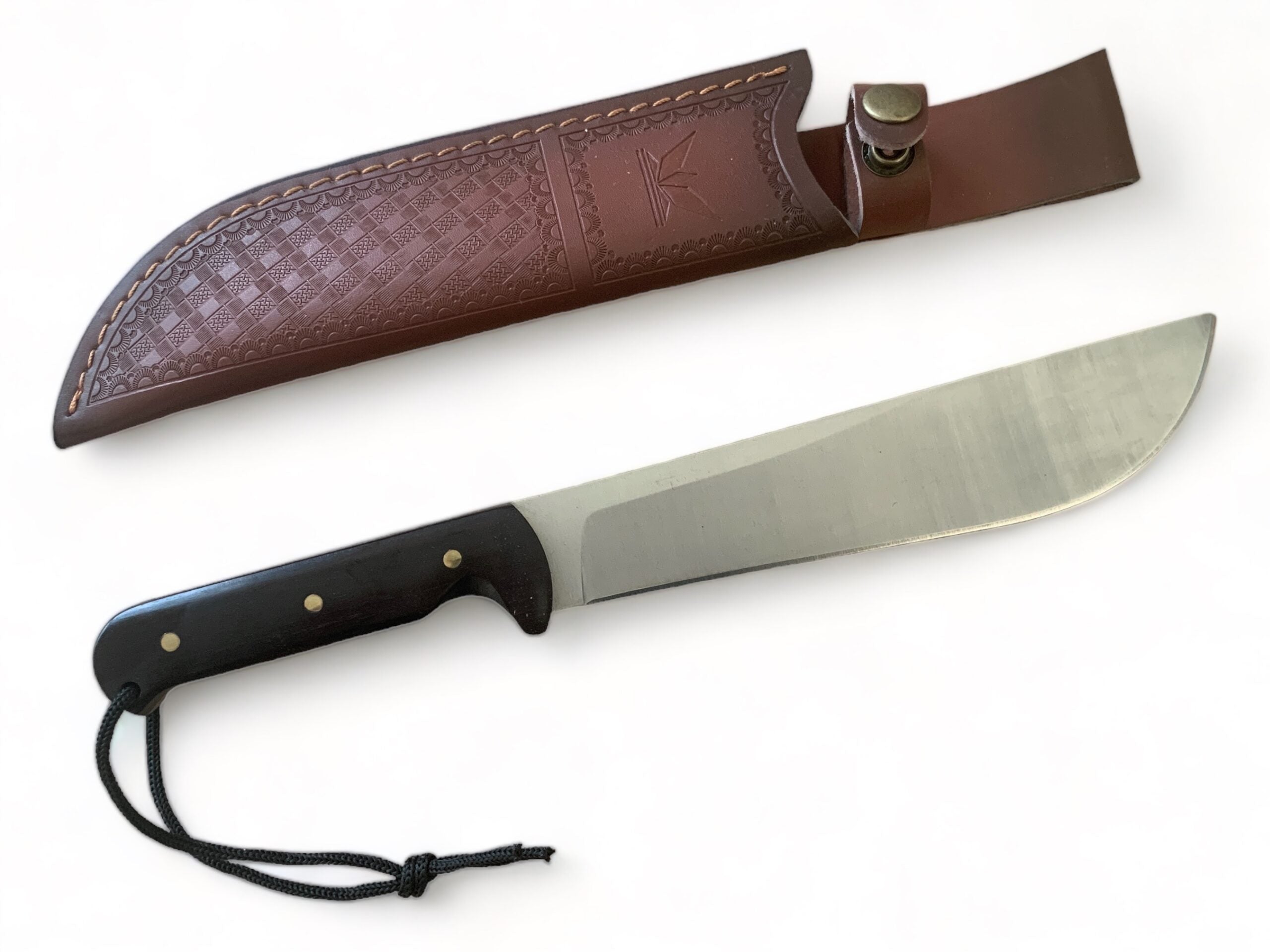 Голямо мачете Фултанг с кожена кания - модел Knives KSA 2020