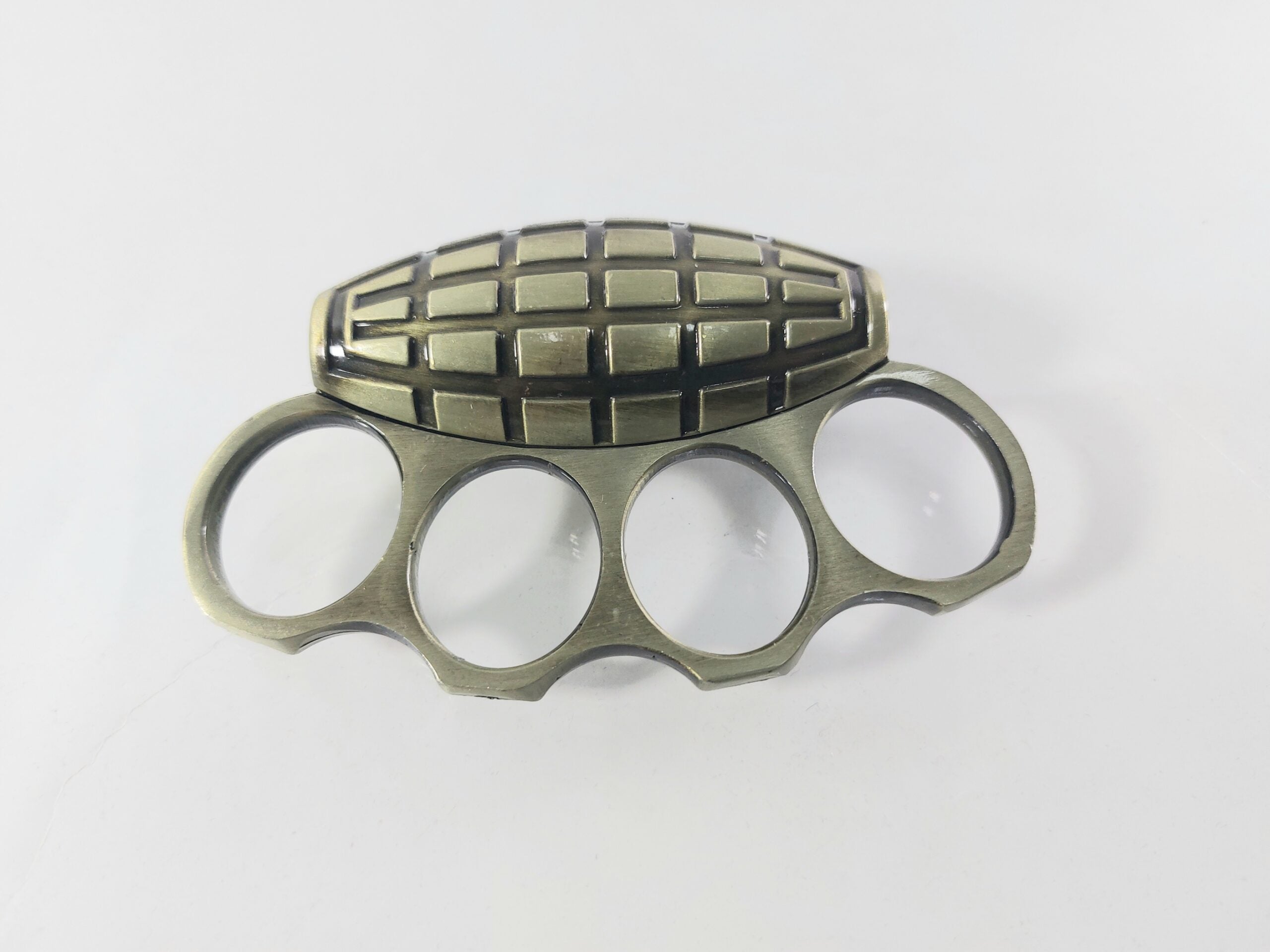 Масивен голям метален бокс за колекция златист цвят форма на граната