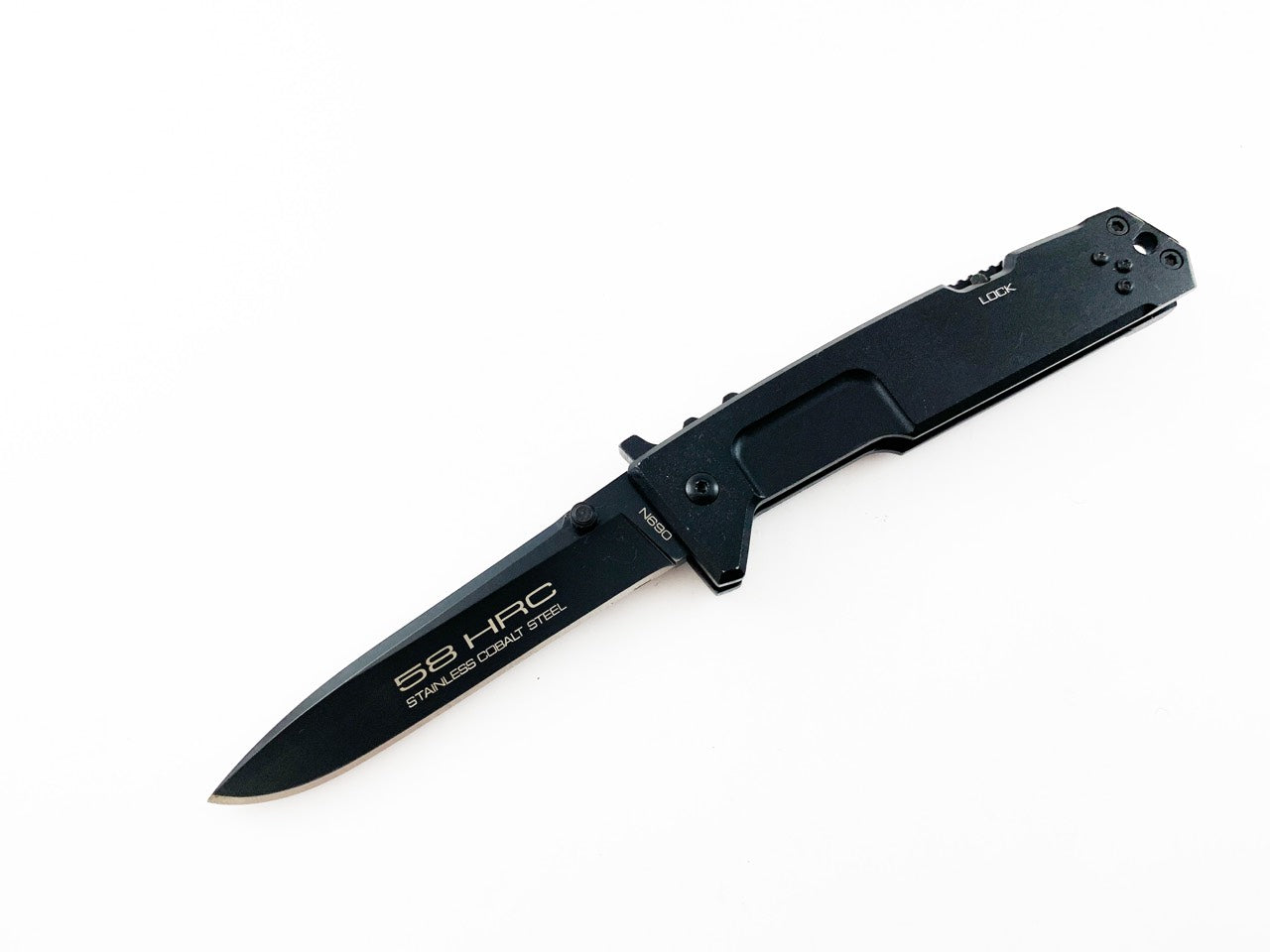 Extrema Ratio Nemesis Folder Black N690 Plain Blade