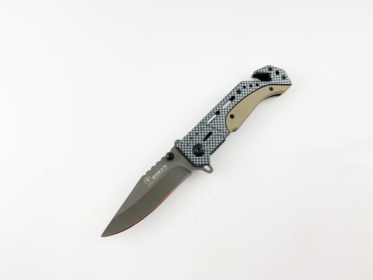 Boker solingen серия за оцеляване номер C139 - частична карбонова дръжка