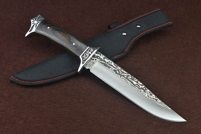 Ловен нож columbia sa42 с метален гравиран гард