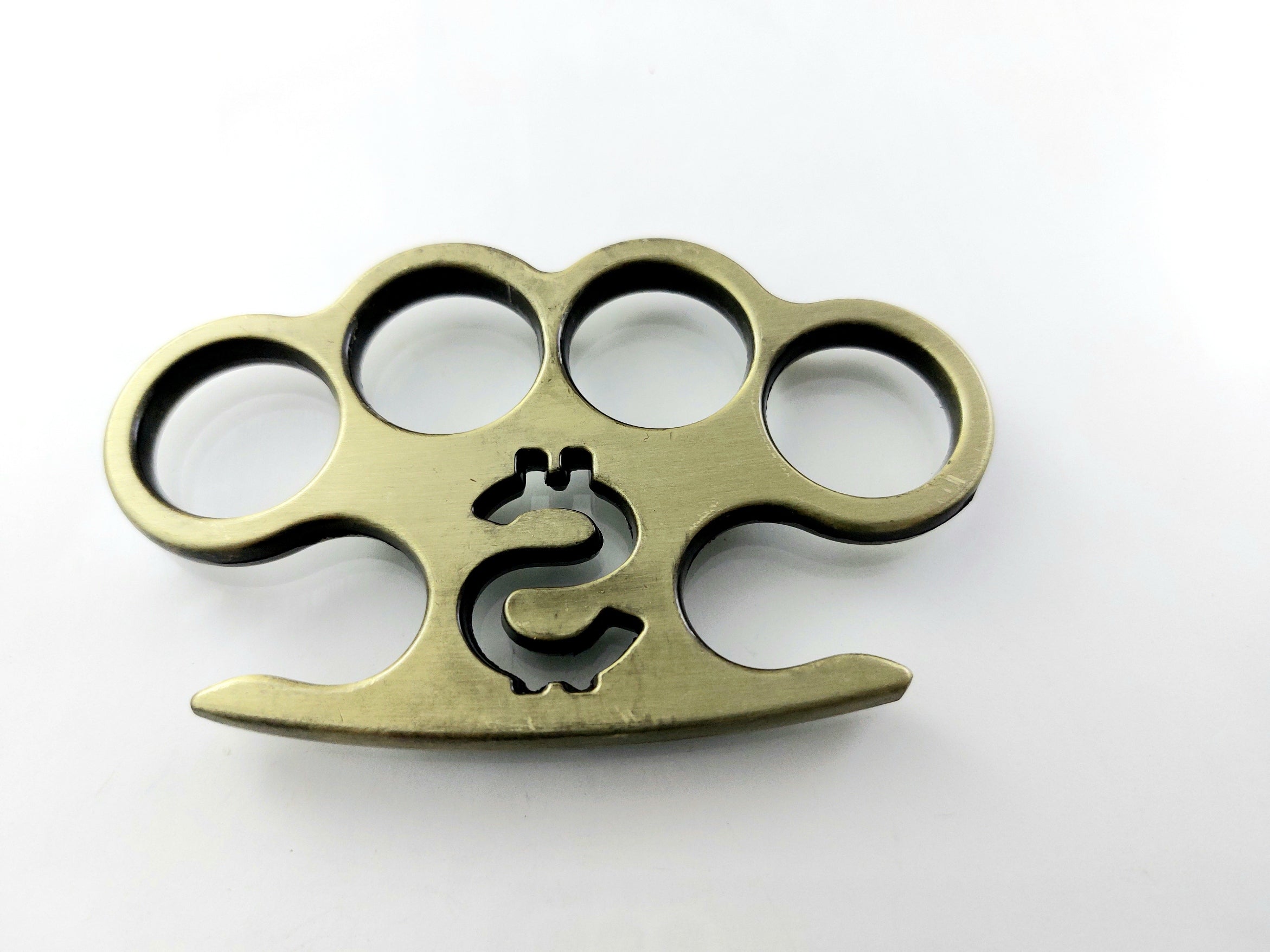 Масивен метален винтидж бокс за самозащита или колекция с гравиран долар