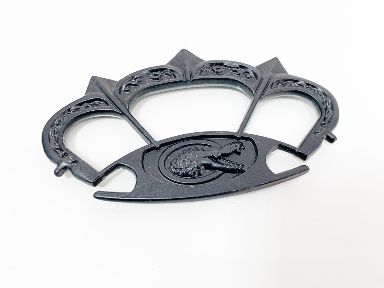 Метален масивен бокс за самозащита черен алигатор