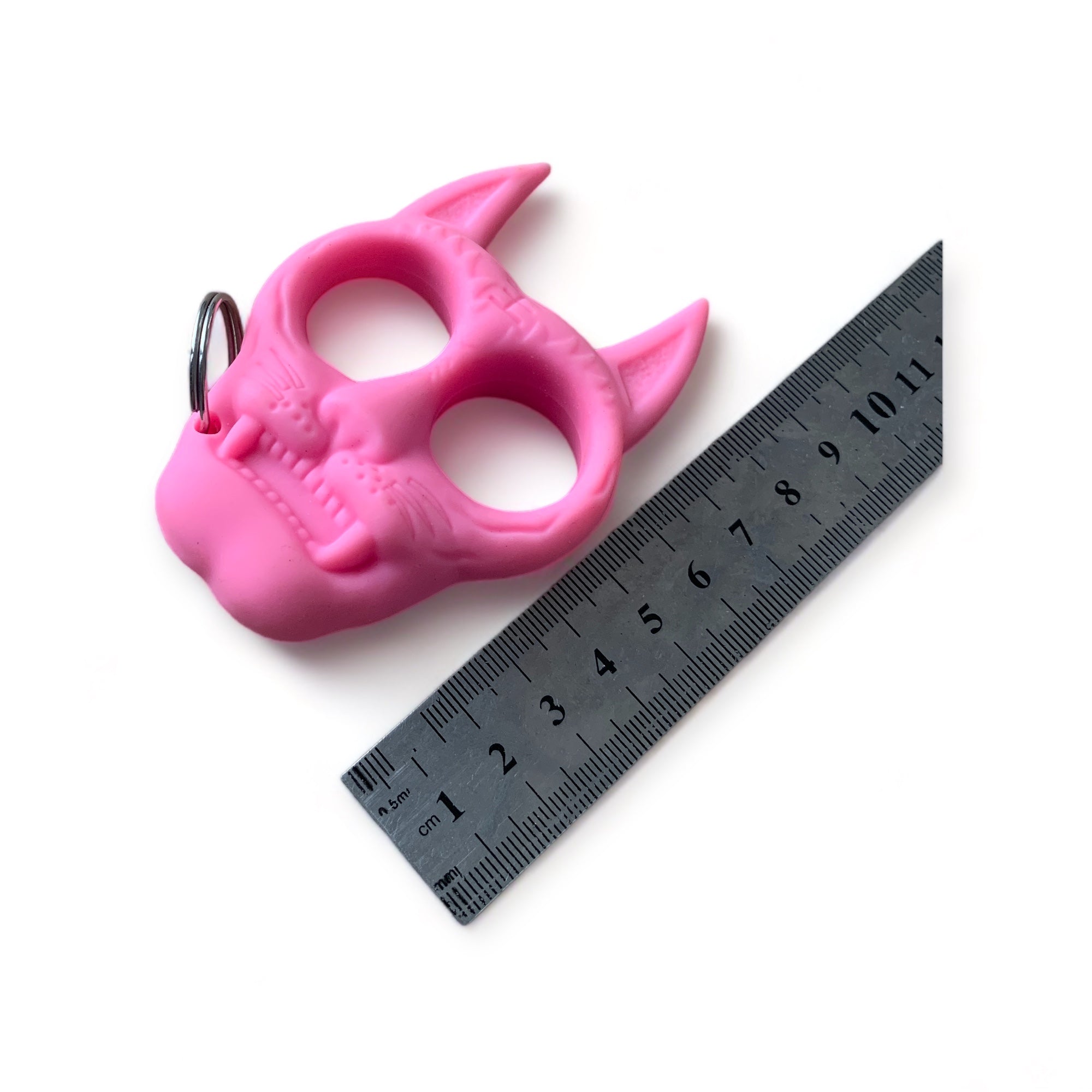 Стилен Розов Самозащитен Ключодържател Котешки Нокът - Удобен и Функционален