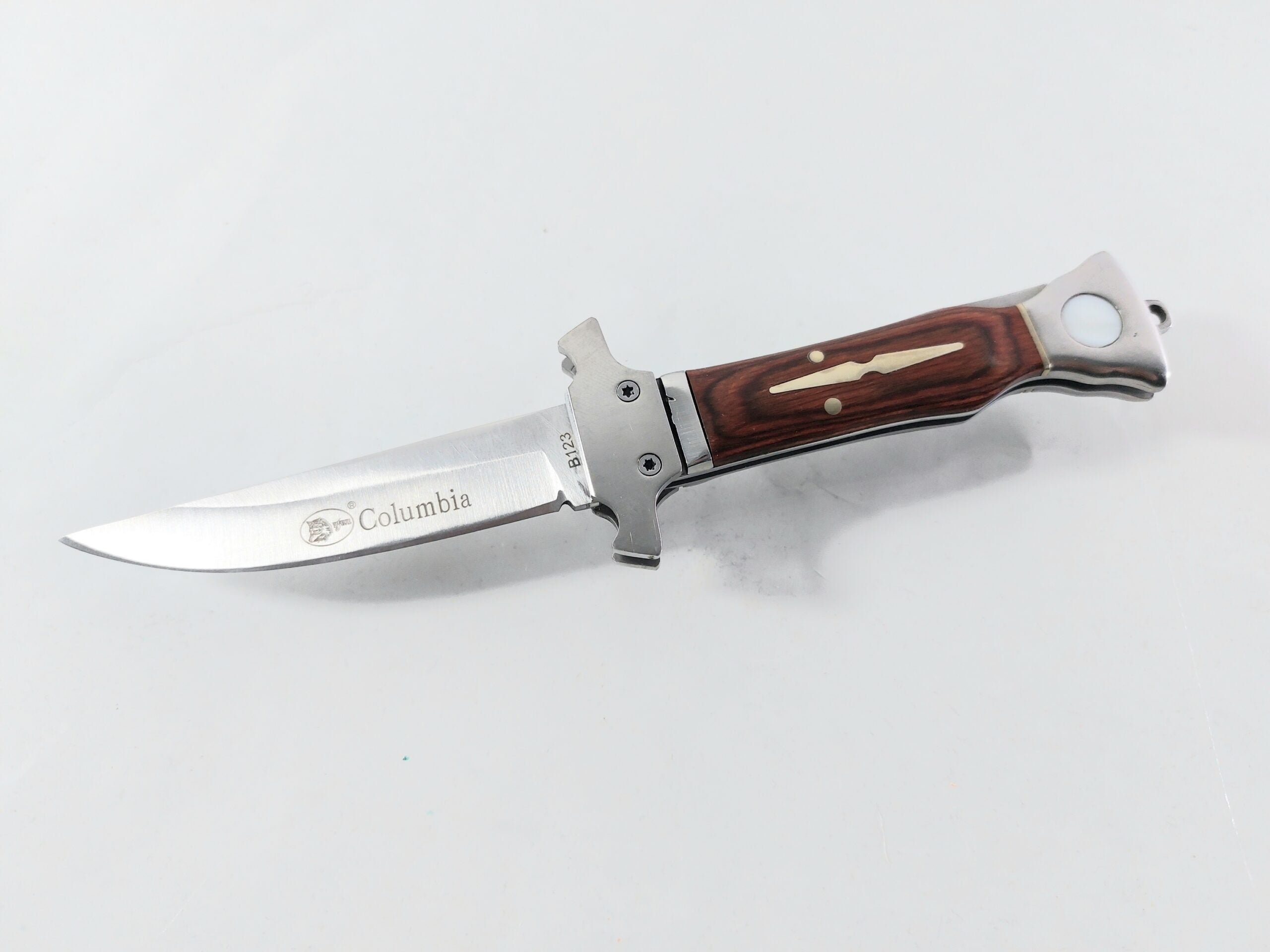 Columbia pocket knife B123 Сгъваем джобен нож с дръжка от дърво
