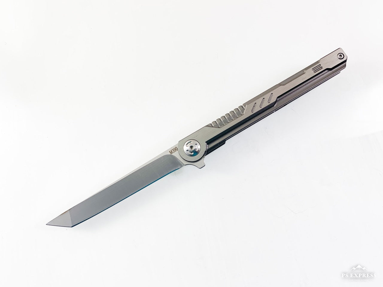 Flipper M390 Blade Titanium Handle сгъваем автоматичен нож с танто острие