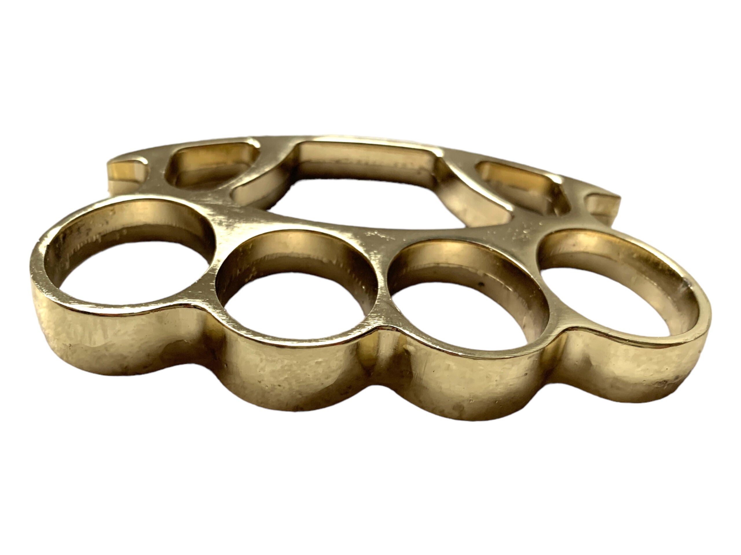 Масивен Метален Бокс в Златист Цвят за Самозащита