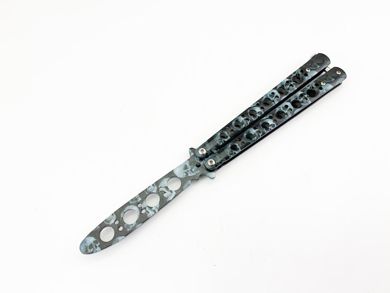 Benchmade butterfly knife тренировъчен нож пеперуда сивочерен - Zombie Killer