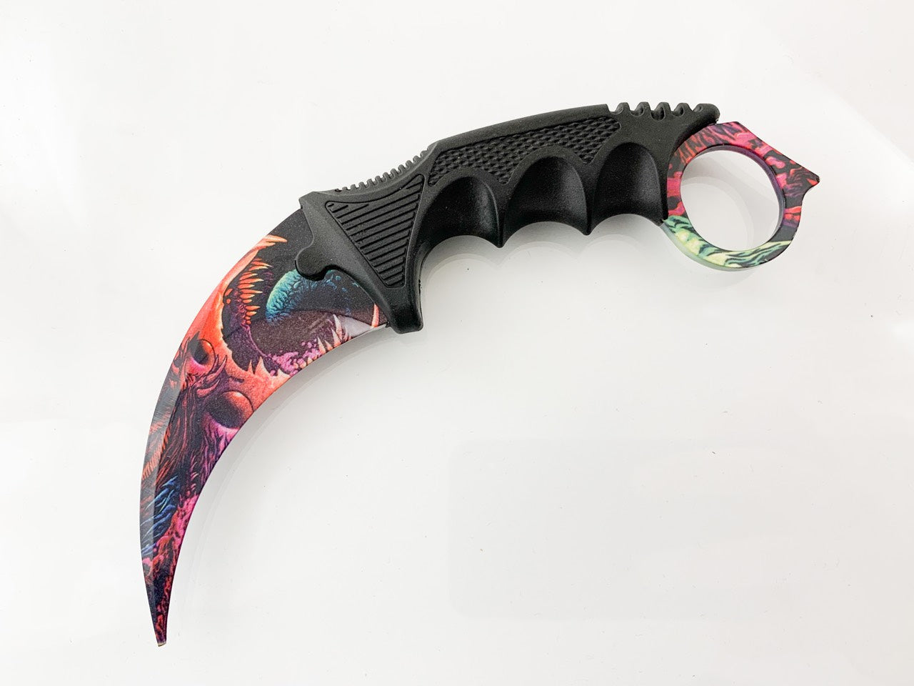 CS GO - ALIEN SKIN : Karambit knife карамбит тренировъчен незаточен
