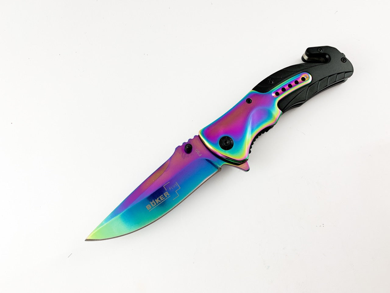 Сгъваем масивен джобен нож със съвременен дизайн и резец за въжета