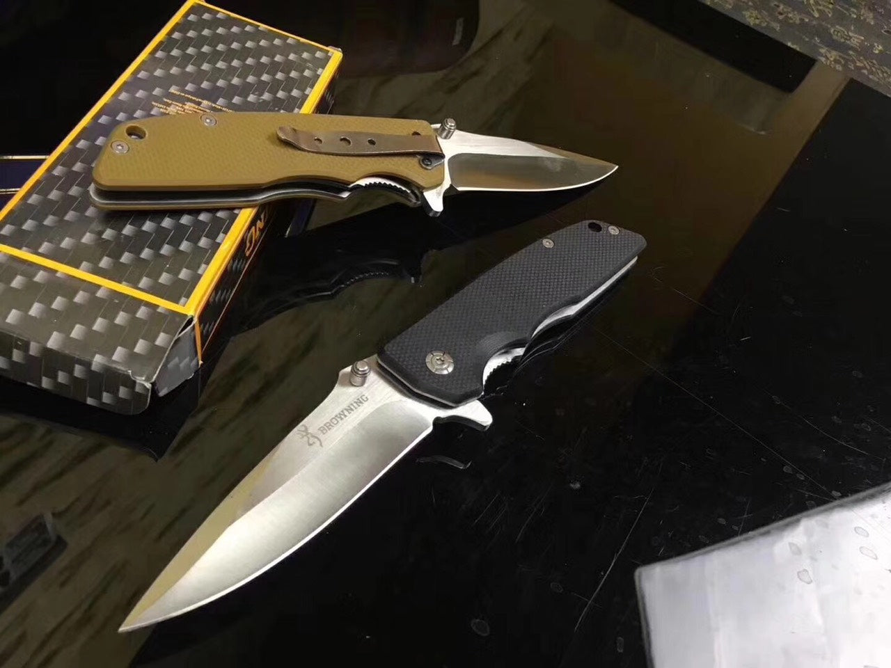 Browning pocket knife два модела черен или сахара