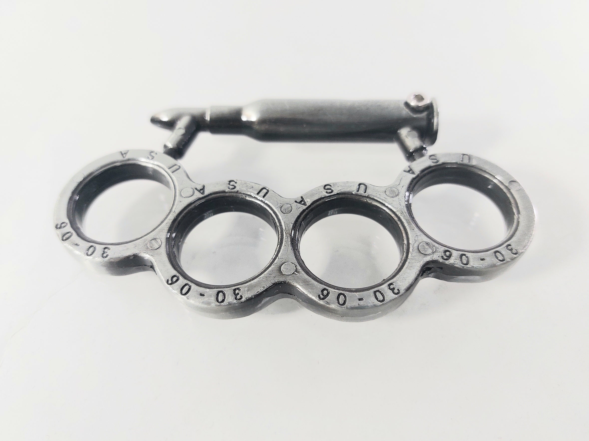 Масивен голям метален бокс за колекция Silver с патрон за дръжка