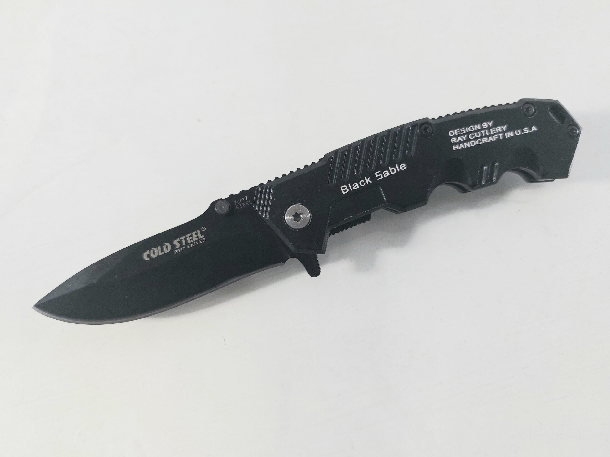 Cold Steel Black Sable small сгъваем автоматичен нож 15.5 см
