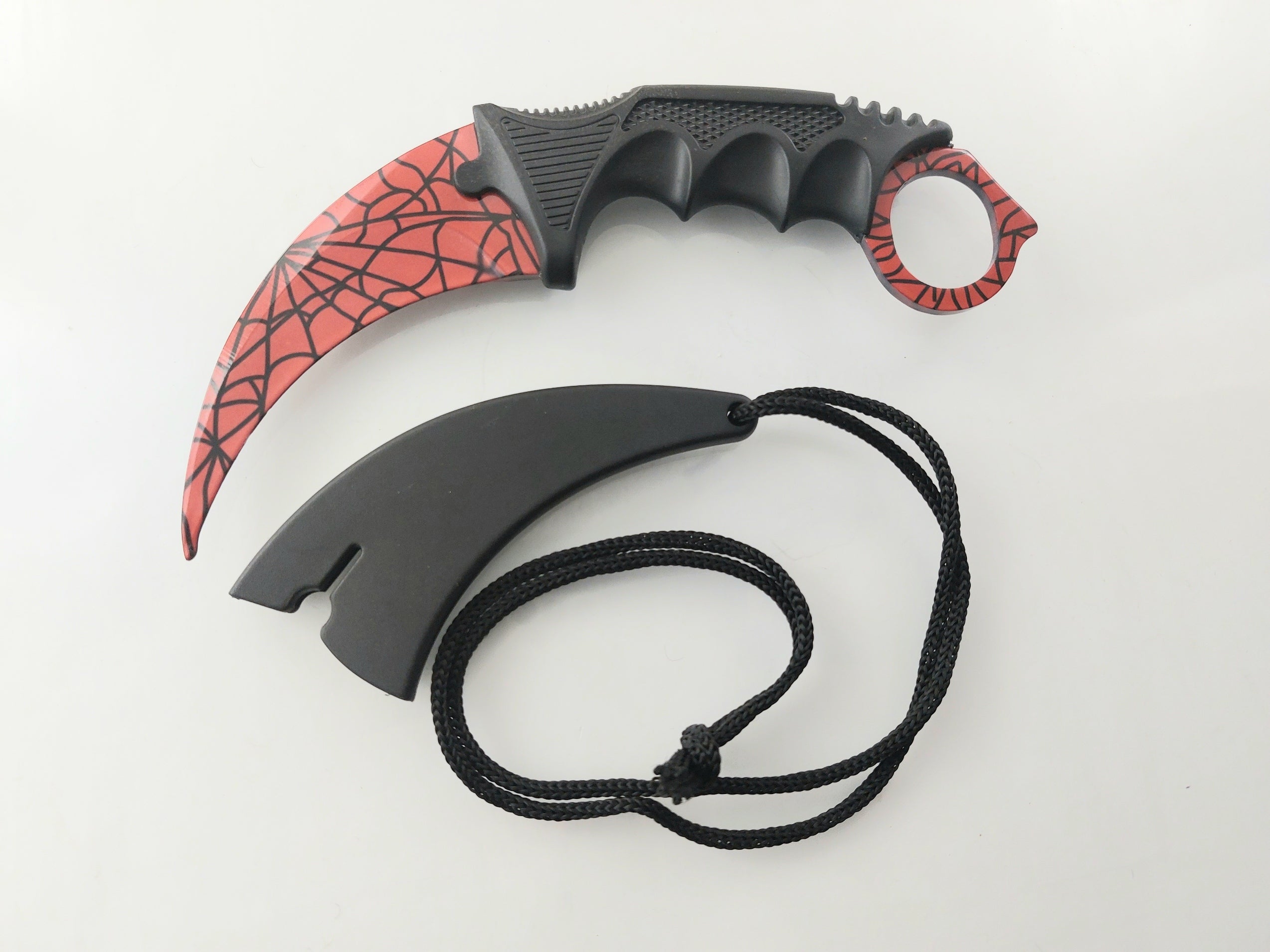 CS GO - паяжина karambit карамбит нож за тренировка начинаещи незаточен